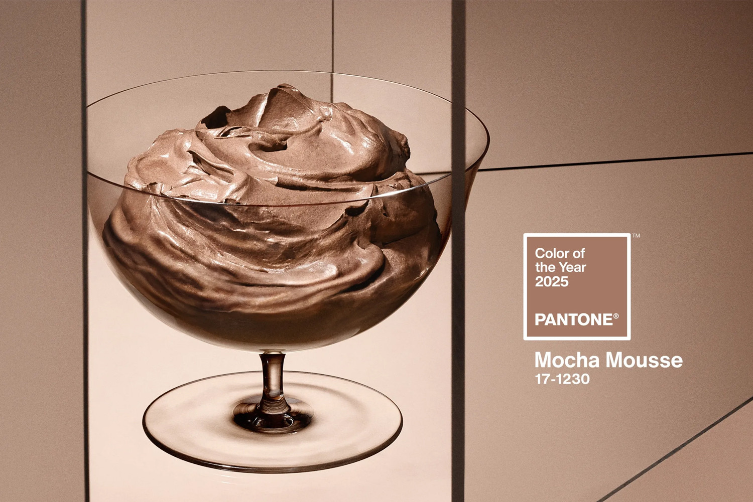 Die Pantone-Farbe des Jahres 2025: Mocha Mousse